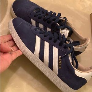 Blue ADIDAS GAZELLE SHOES